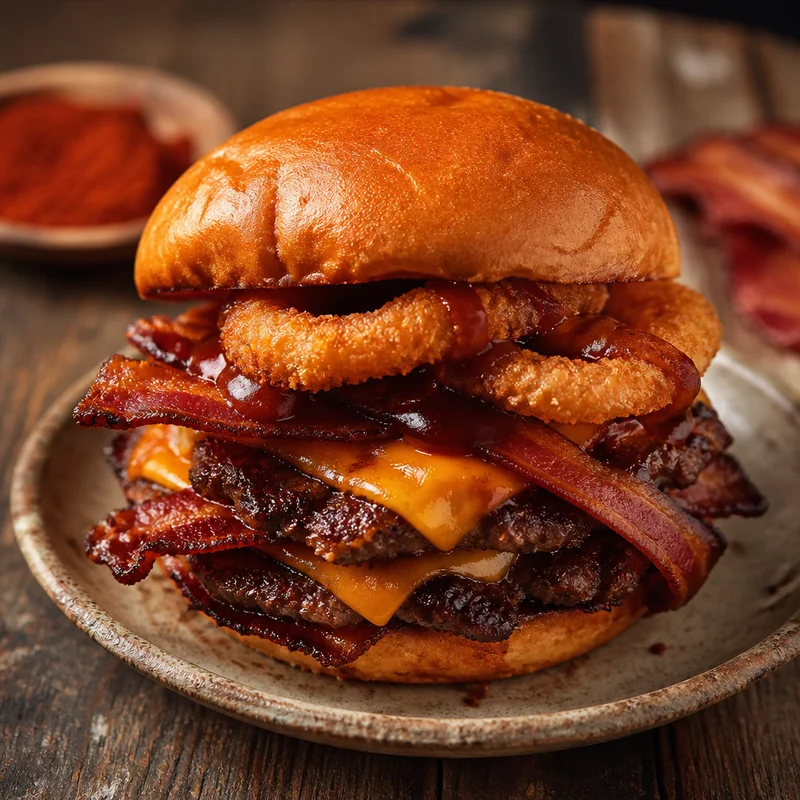 Smokehouse BBQ Bacon Smash Burger
