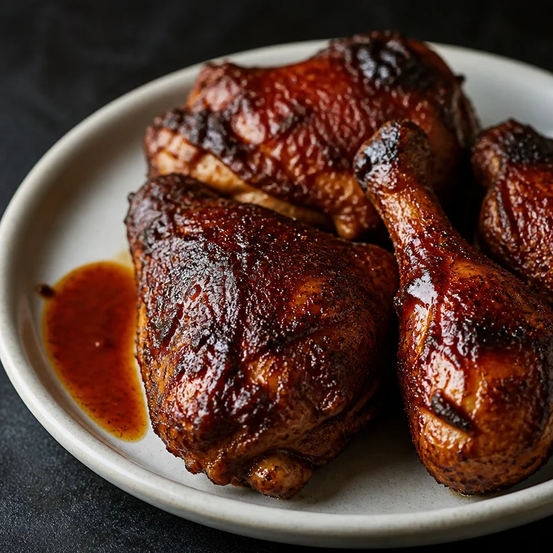 Sticky Late-Glaze BBQ Chicken