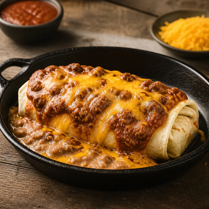 Deluxe Bean and Chili Burrito