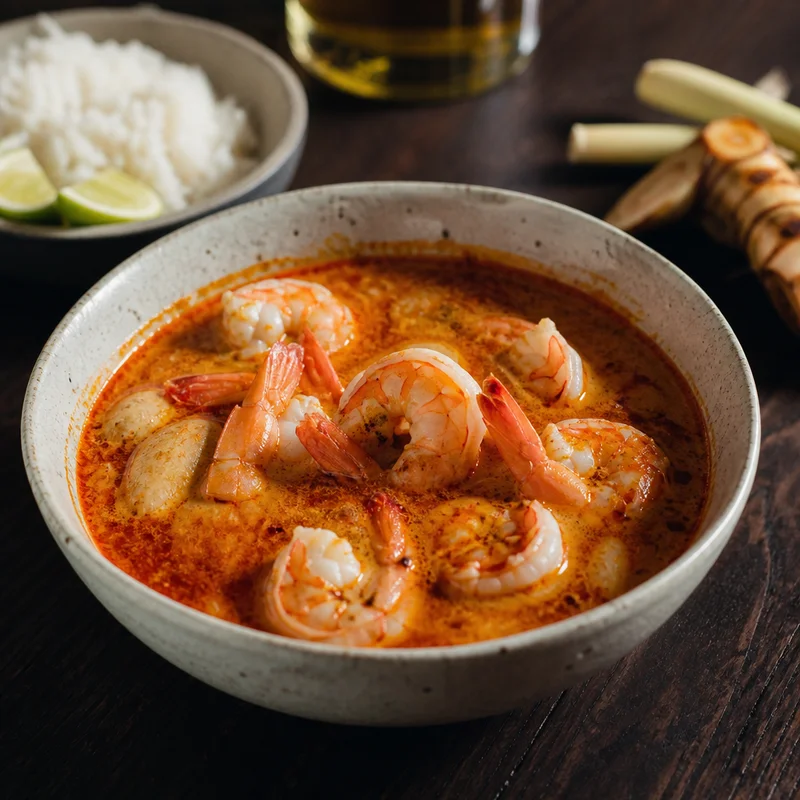 20-Minute Hot-and-Sour Shrimp Soup (Tom Yum Goong)