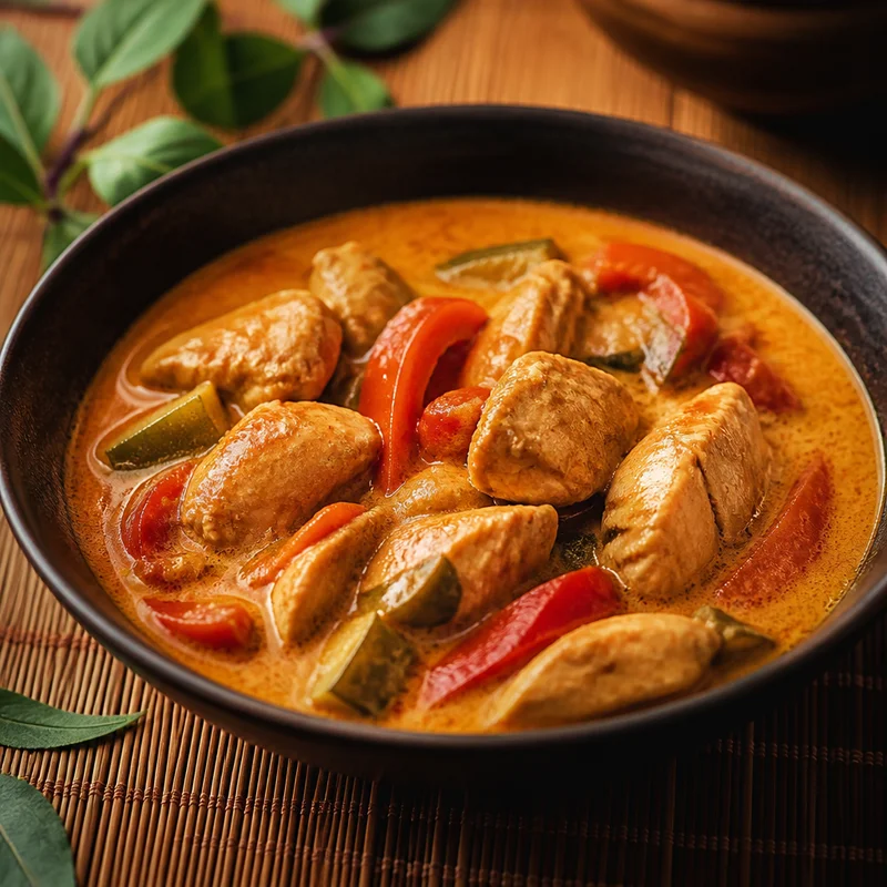30-Minute Skillet Thai Red Curry Chicken