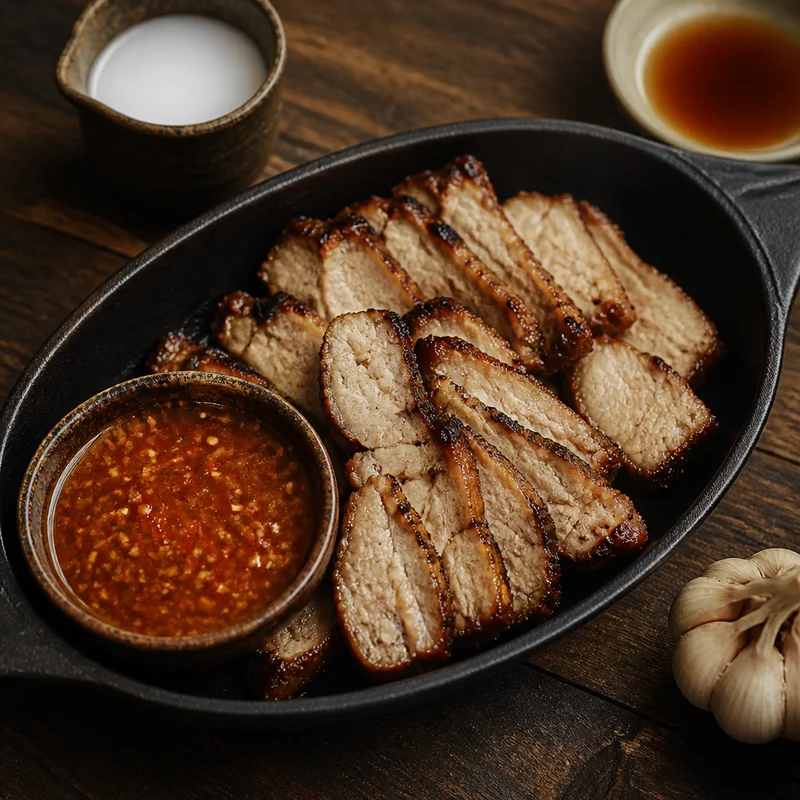 Thai Grilled Pork with Tamarind-Chili Dipping Sauce