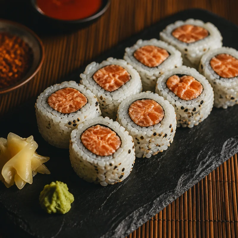 Spicy Salmon Rolls