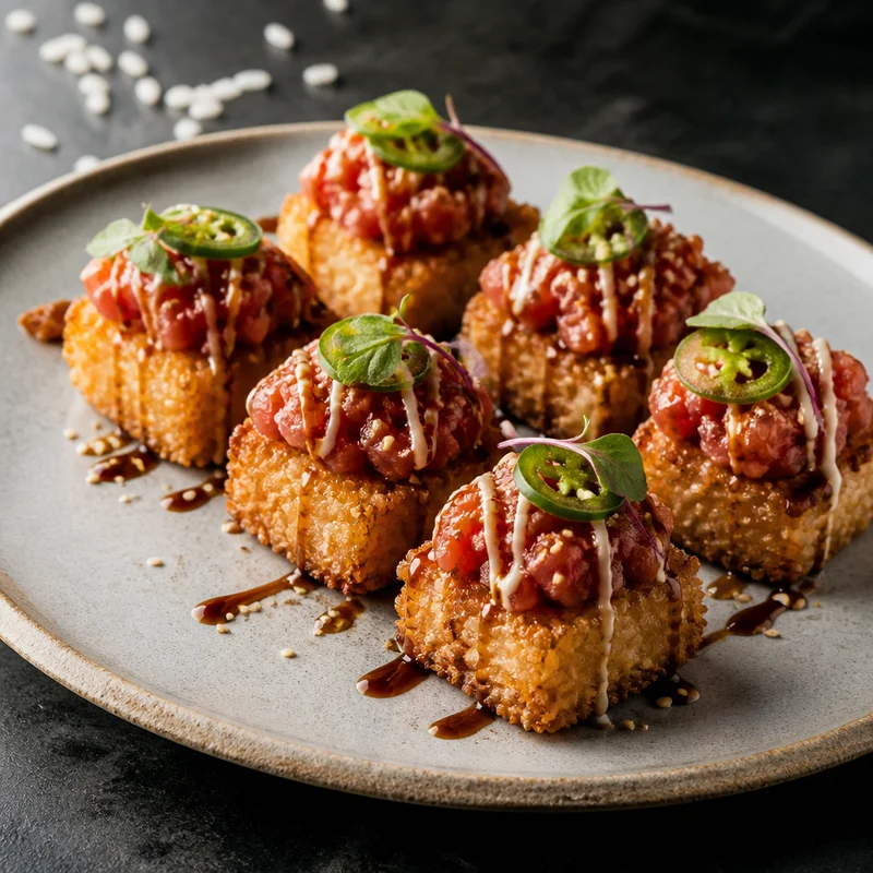 Crispy Rice with Spicy Tuna