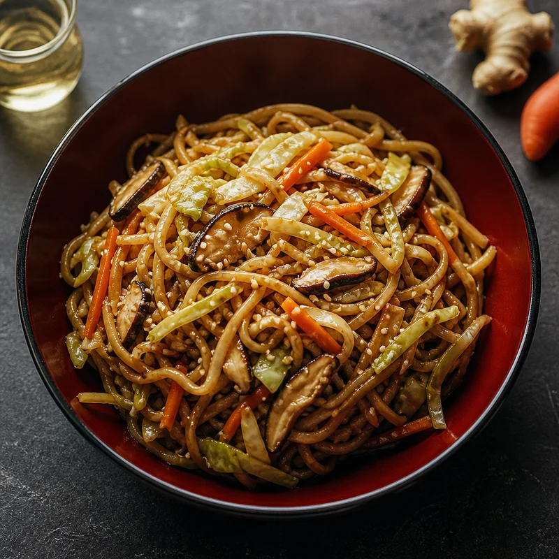 One-Skillet Vegetable Yakisoba