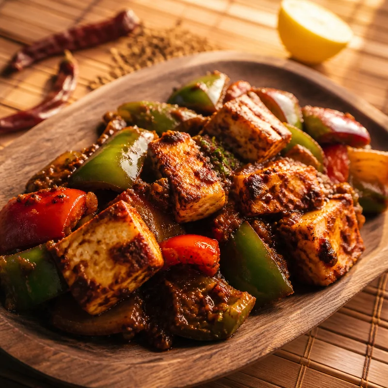 30-Minute Kadai Paneer with Hand-Pounded Masala