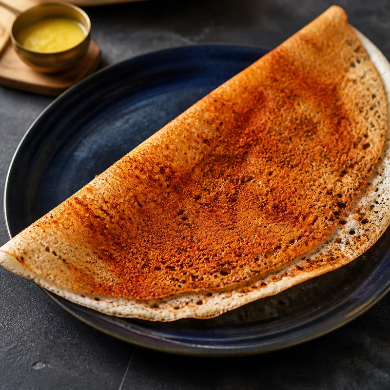 Podi Dosa with Blender Gunpowder