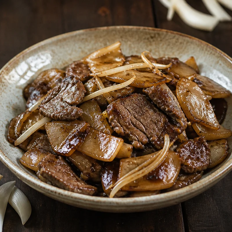 Beef Chow Fun with Charred Wide Rice Noodles
