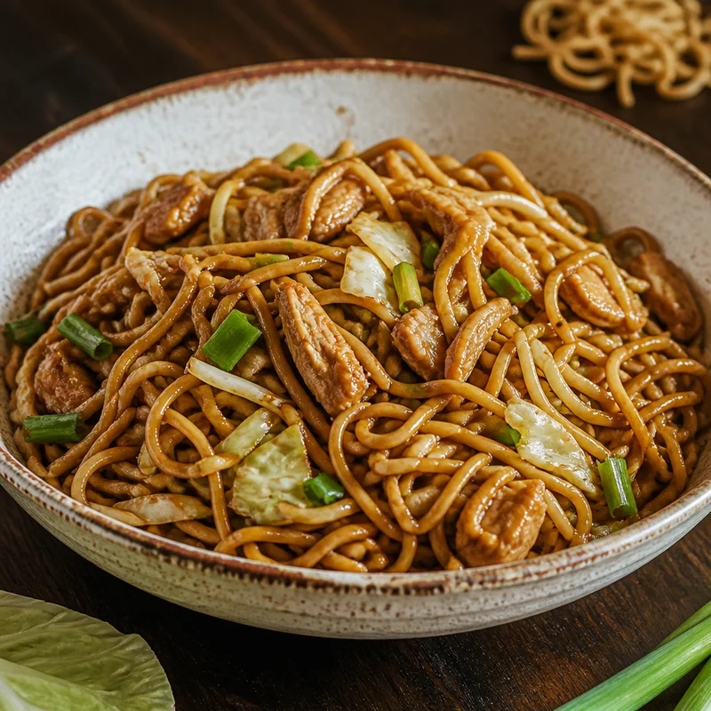 Weeknight Chicken Lo Mein
