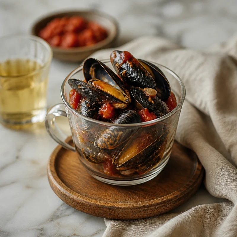 15-Minute Garlic-Wine Steamed Mussels