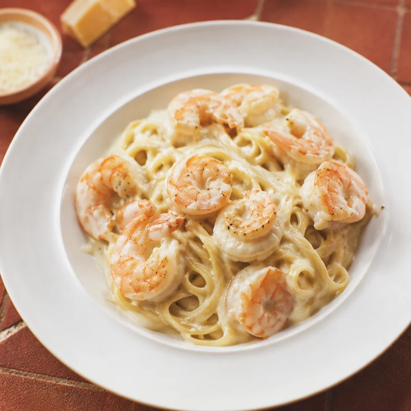 Shrimp Alfredo with a Foolproof Pan Cream Sauce