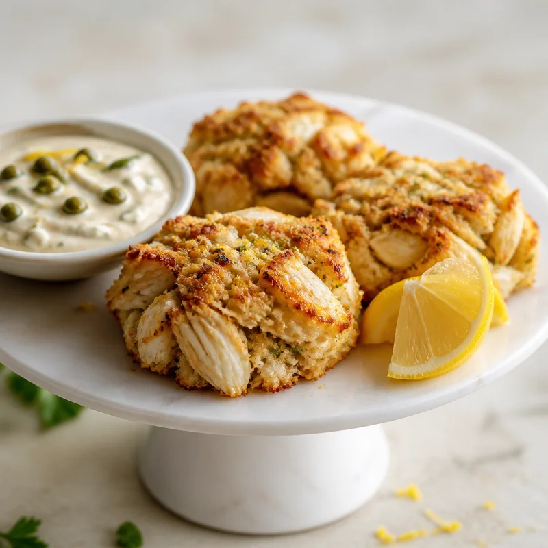 Jumbo Lump Crab Cakes with Lemon-Caper Aioli