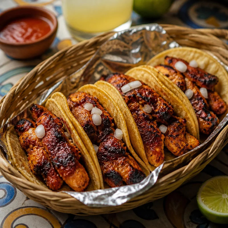 Citrus-Achiote Grilled Chicken Tacos
