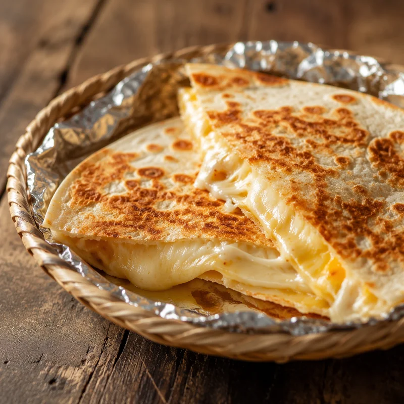 Dry-Skillet Cheese Quesadilla