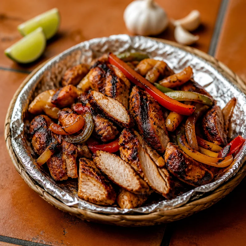 High-Heat Skillet Chicken Thigh Fajitas