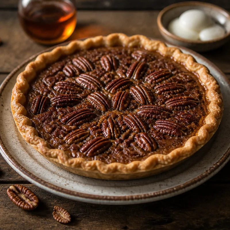 Corn-Syrup-Free Bourbon Pecan Pie