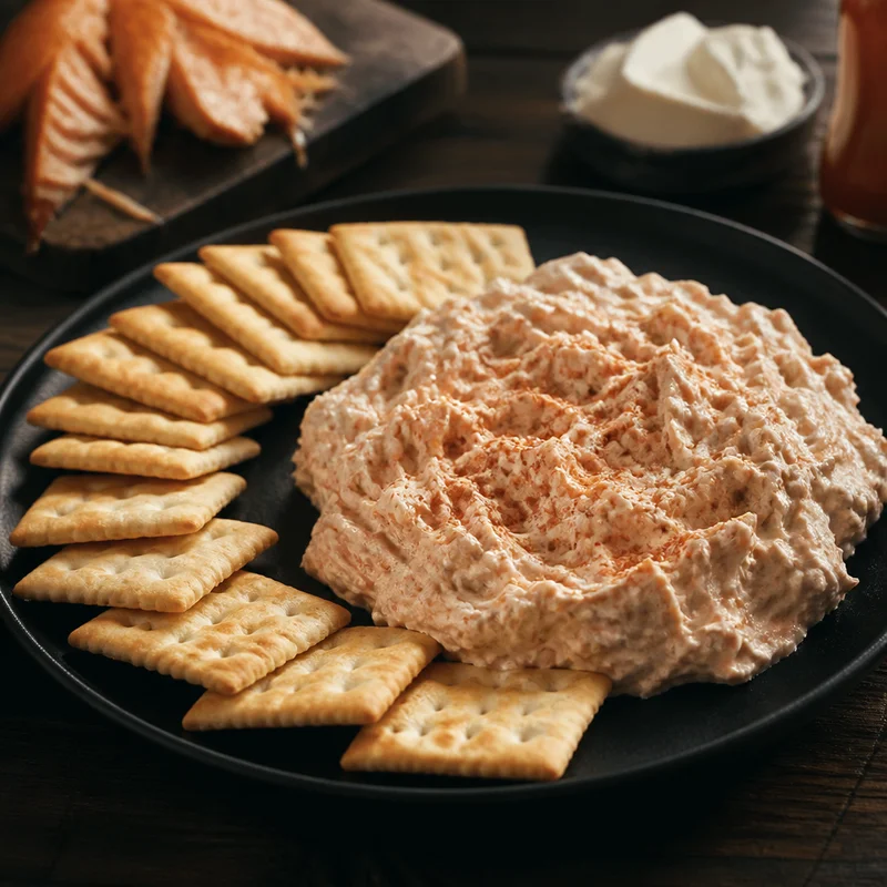 Smoked Trout Dip with Saltines