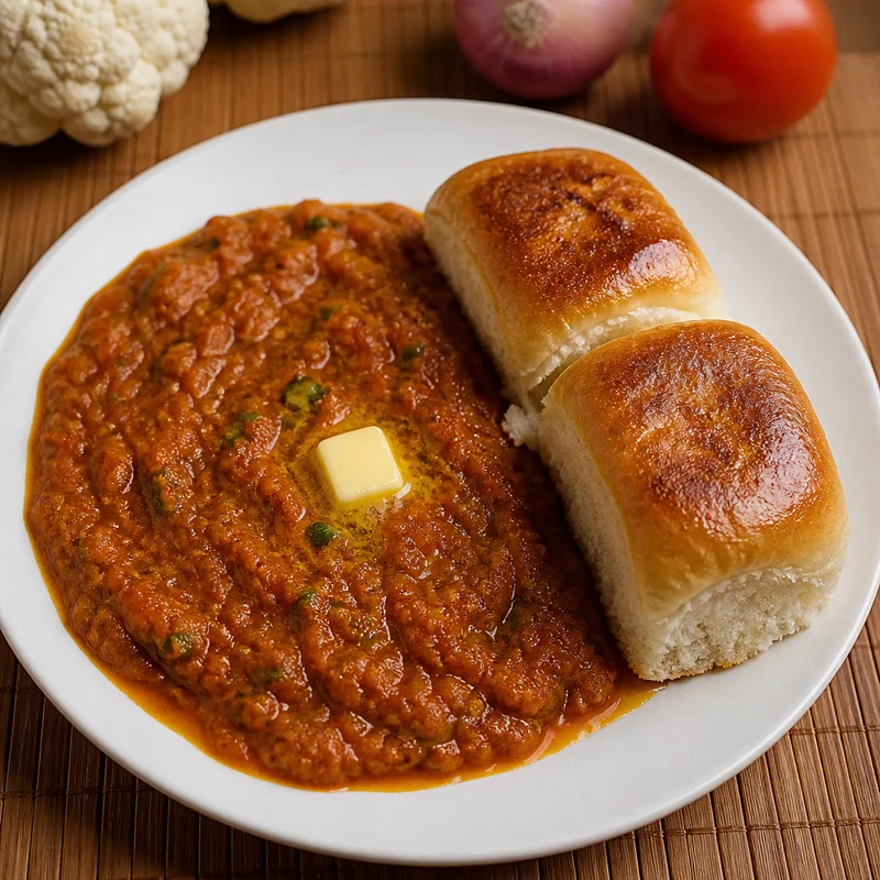 Skillet Pav Bhaji with Buttery Griddled Rolls