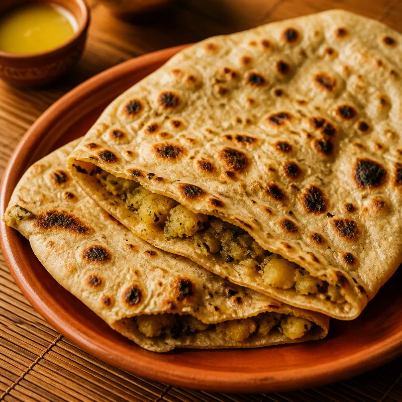Potato-Stuffed Aloo Naan