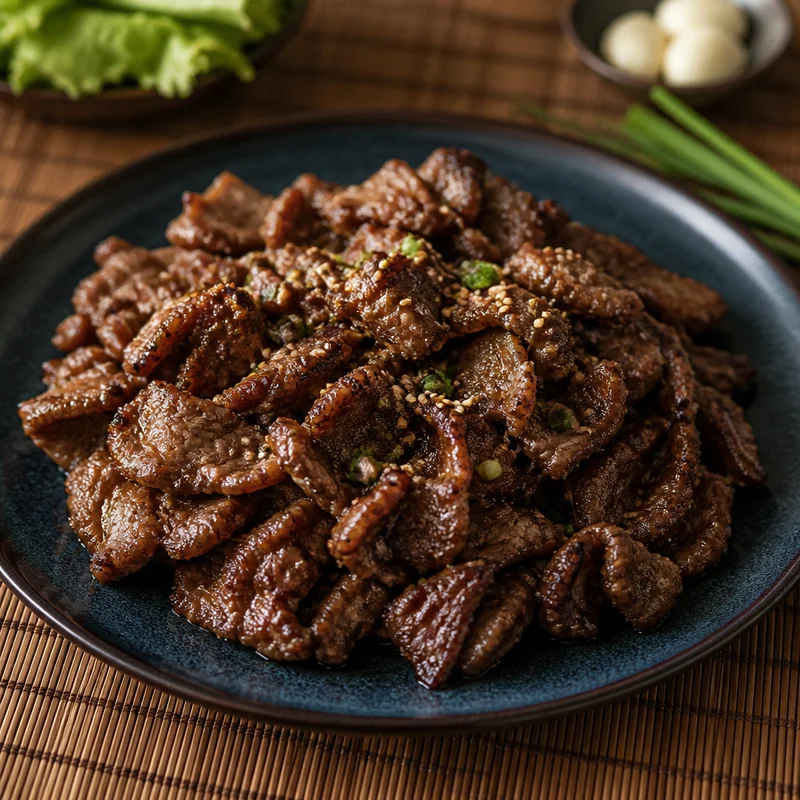 Cast-Iron Bulgogi with Soy-Pear-Sesame Marinade