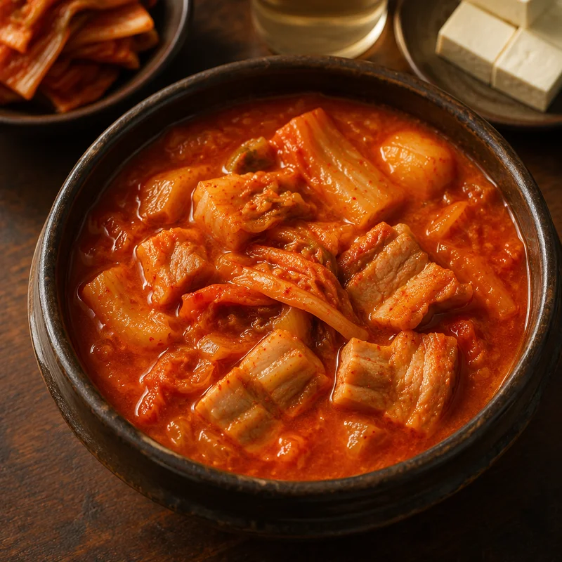 30-Minute Sour Kimchi Stew with Pork Belly