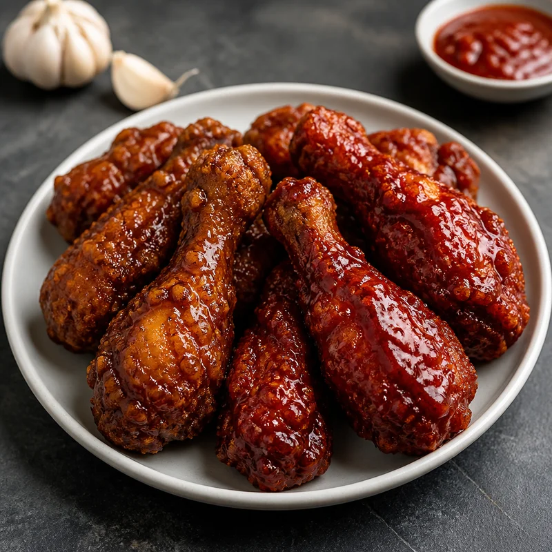 Double-Fried Korean Chicken Drumsticks, Two Ways