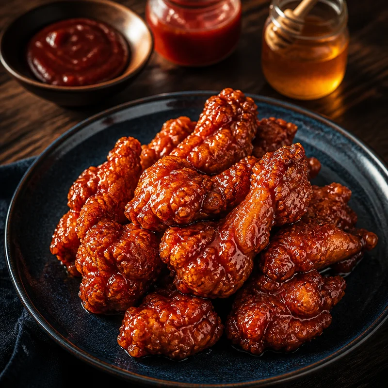 Sweet & Spicy Korean Fried Chicken (Yangnyeom)