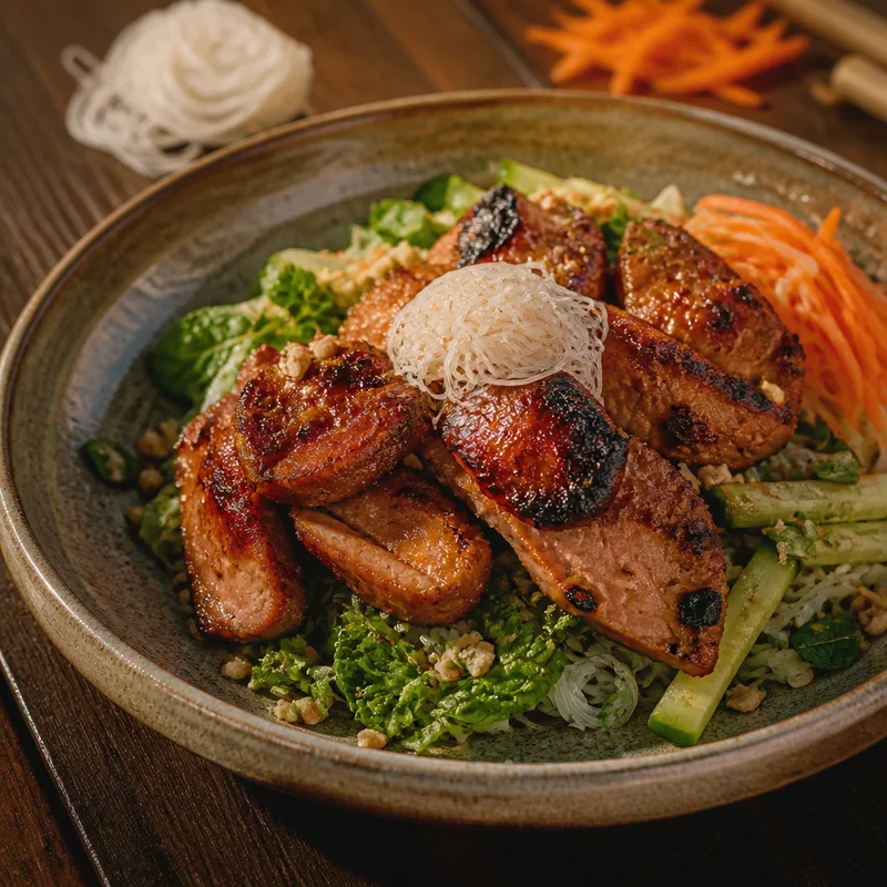 Lemongrass Grilled Chicken Vermicelli Bowls