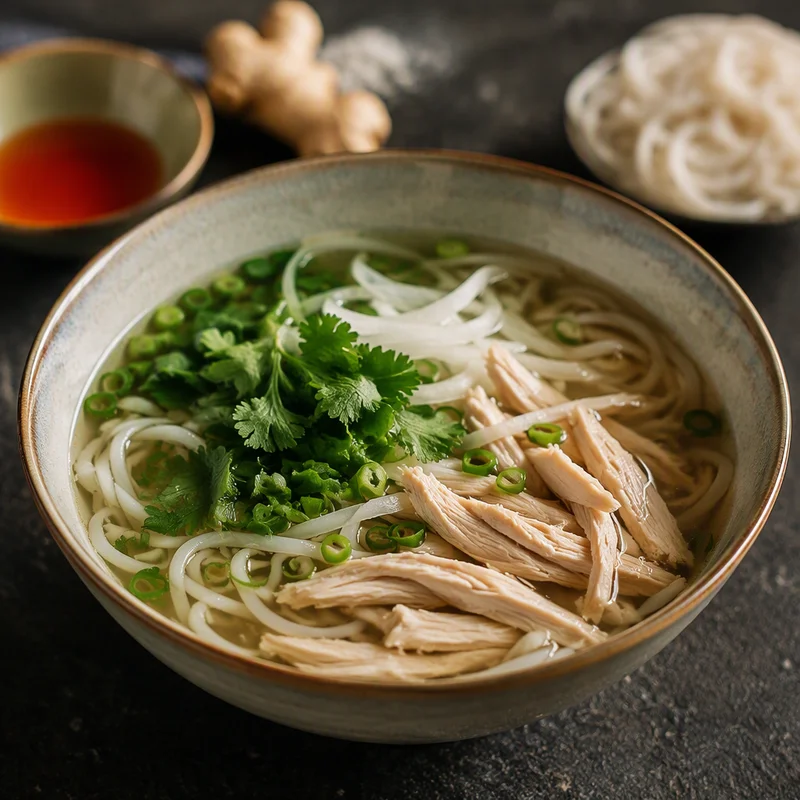 90-Minute Chicken Pho with Poached Whole Chicken