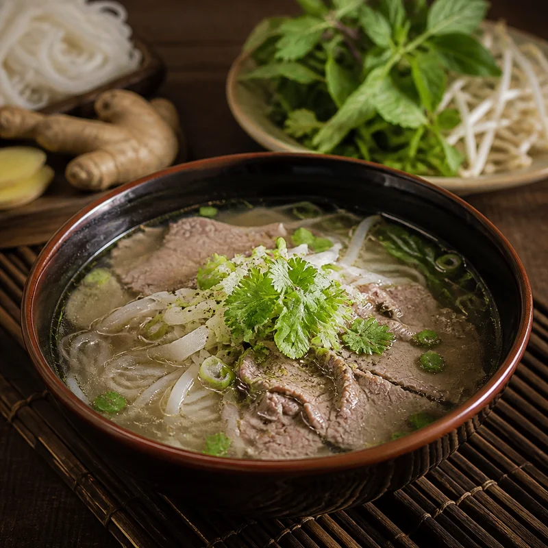Three-Hour Beef Pho with Charred Onion and Toasted Spice