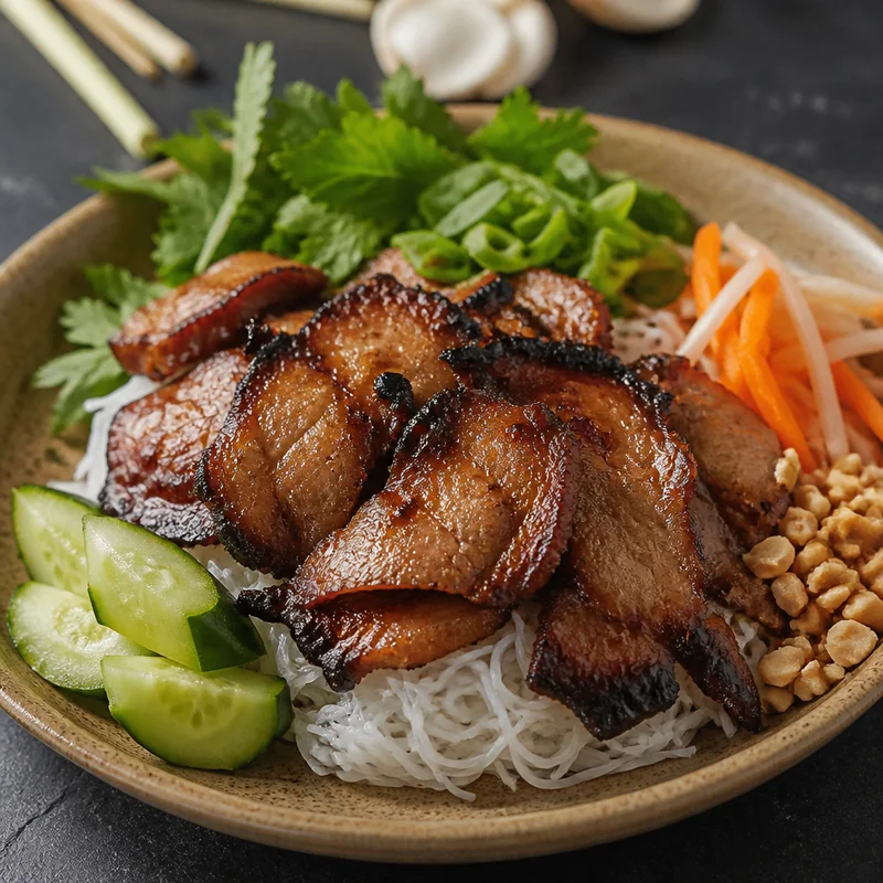 Lemongrass Grilled Pork Vermicelli Bowls