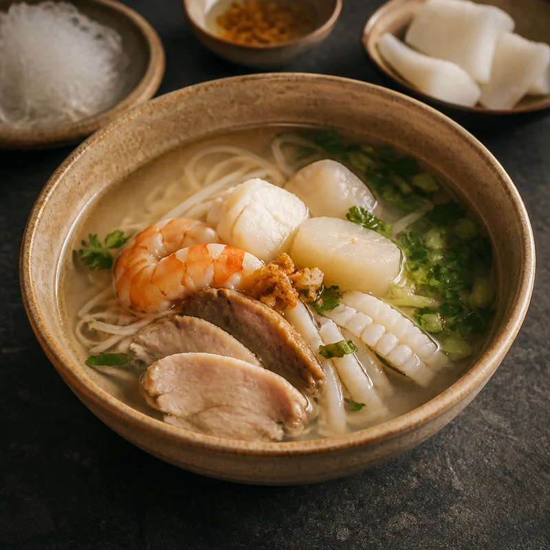 Seafood Hu Tieu Noodle Soup