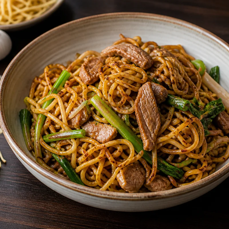 Vietnamese Stir-Fried Egg Noodles with Pork
