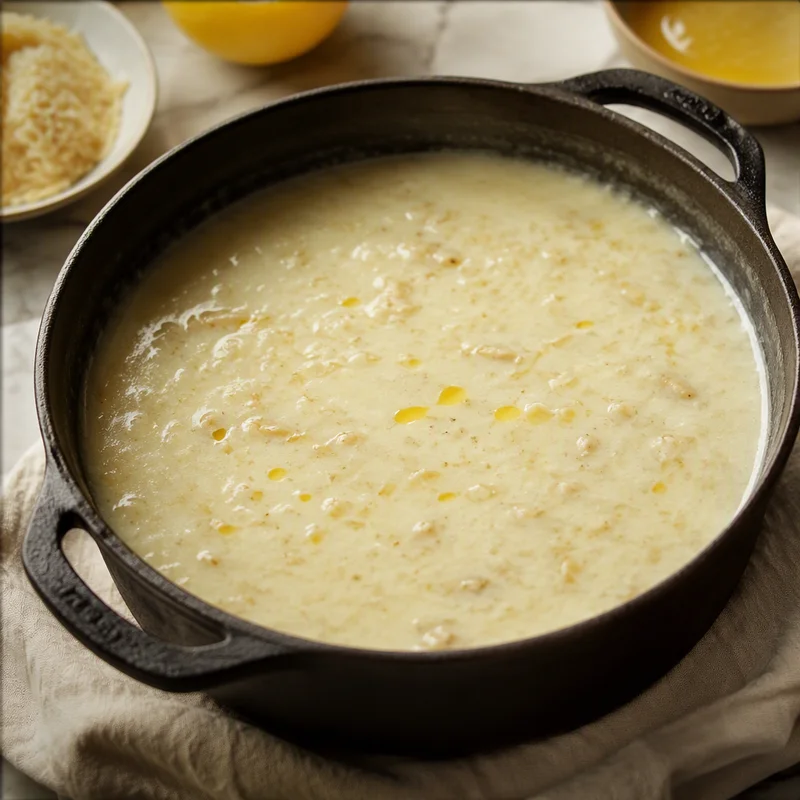 Silky Greek Lemon-Chicken Soup