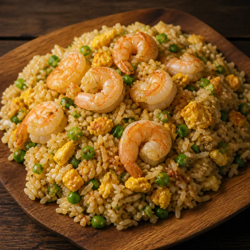 Snap-Brined Shrimp Fried Rice