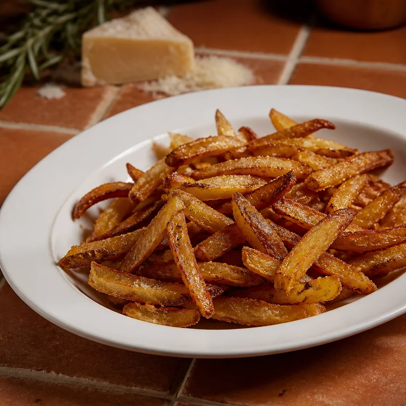Double-Fried Rosemary-Parmesan Fries