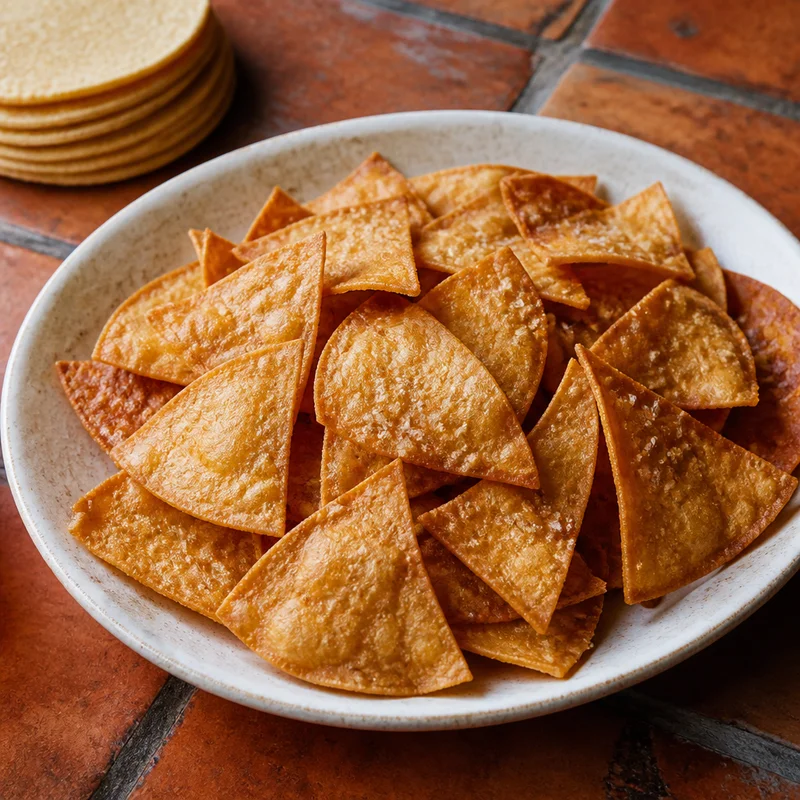 Fresh-Fried Corn Tortilla Chips, Salted Hot
