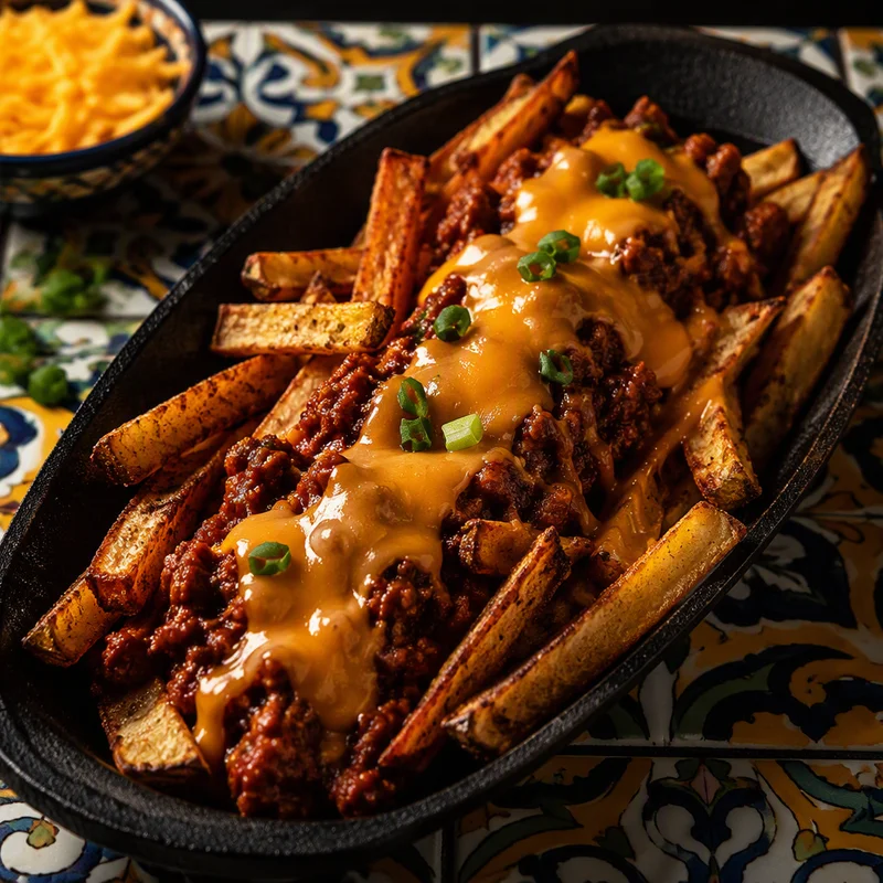 Chili Cheese Fries with a Crunch Lane