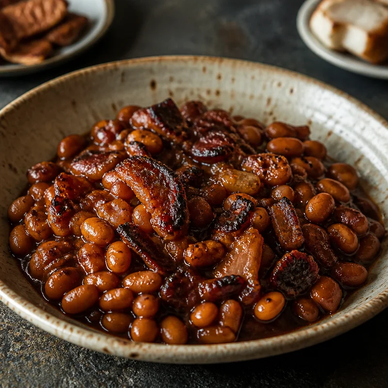 Smoky Molasses BBQ Baked Beans