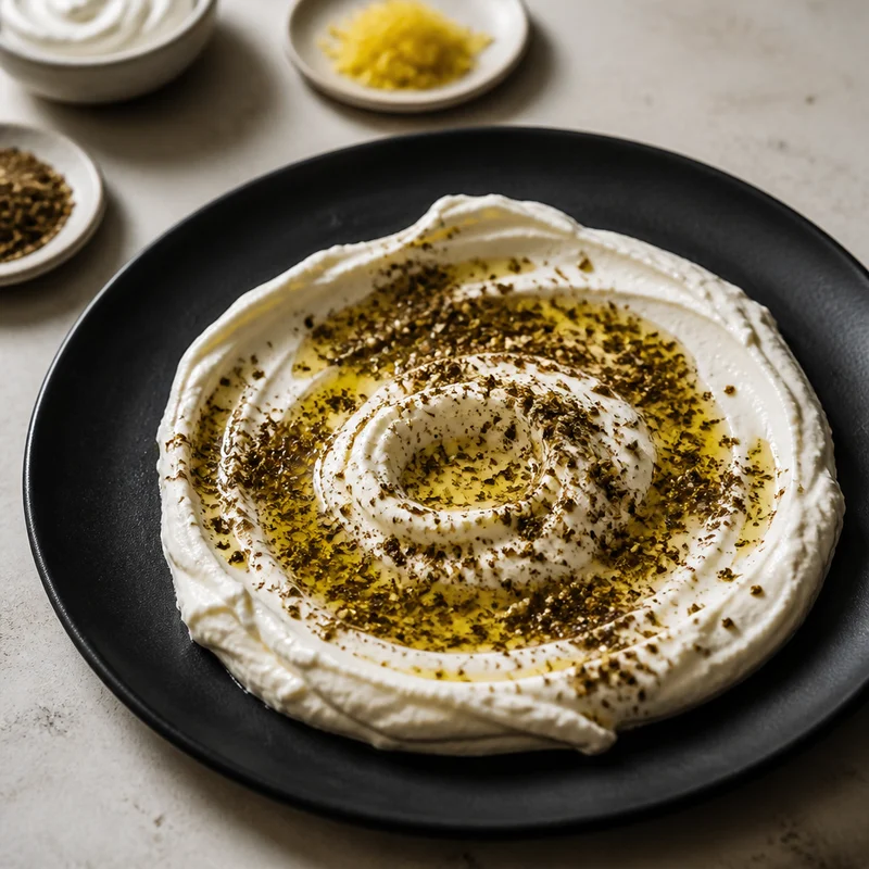 Overnight Labneh with Za'atar and Olive Oil