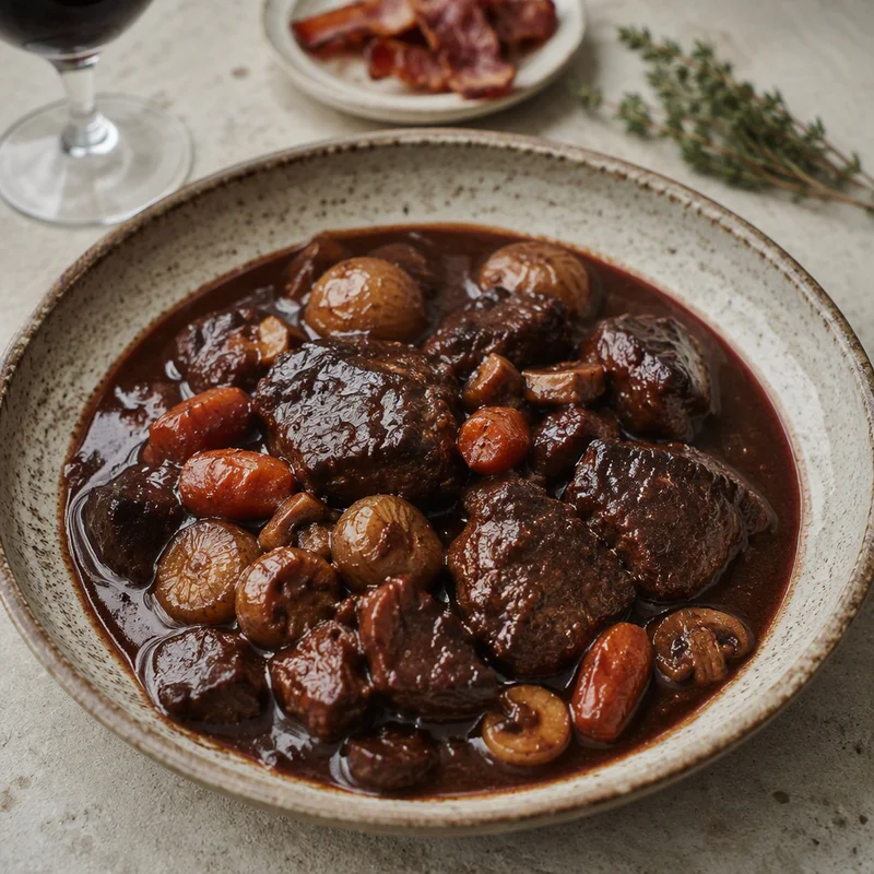 Dutch Oven Beef Bourguignon