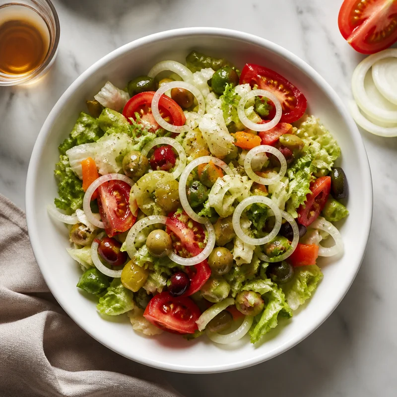 Spanish Mixed Salad with Sherry Vinegar Vinaigrette