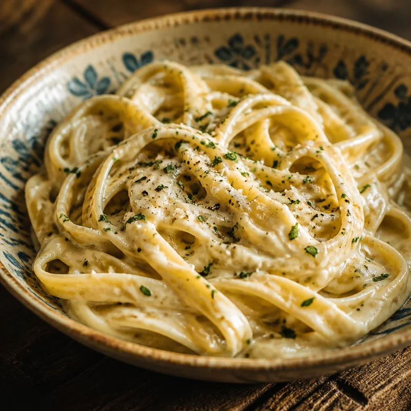 Fettuccine Alfredo with a Real Parmesan Emulsion