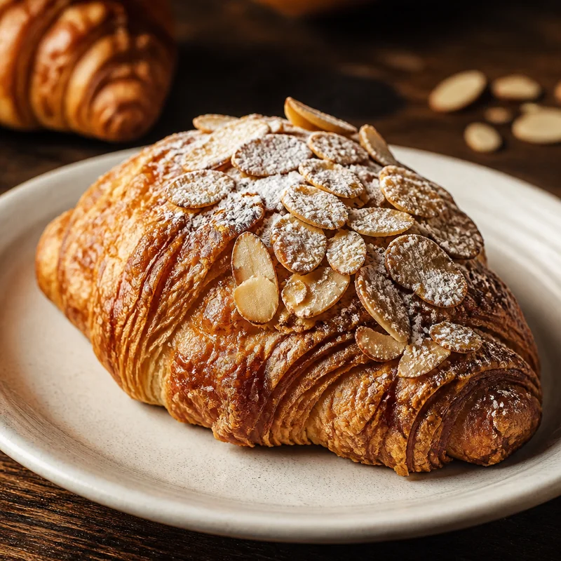 Bakery-Style Almond Croissants from Day-Old Croissants
