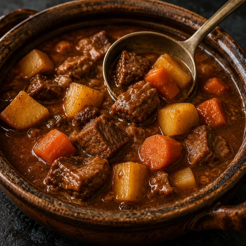 Slow Cooker Beef Stew with Potatoes and Carrots