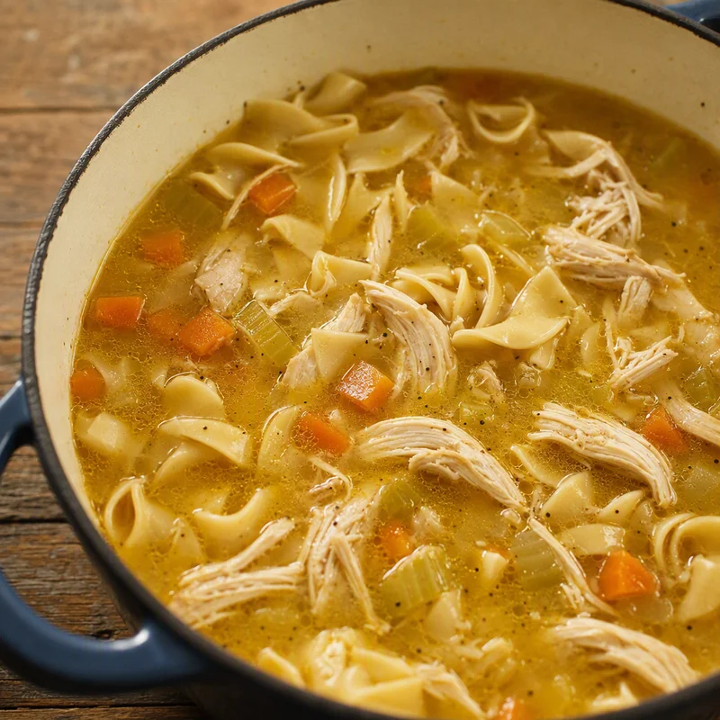 Slow Cooker Chicken Noodle Soup