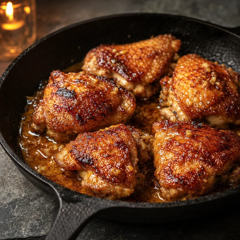 Sous Vide Miso-Butter Chicken Thighs