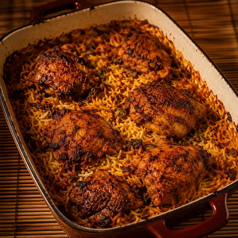 Chicken Tikka & Basmati Rice Bake
