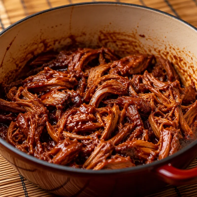 Pressure Cooker Sticky Char Siu Pulled Pork