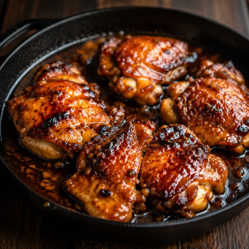 Sous Vide Miso-Ginger Chicken Thighs with Crisp Skin